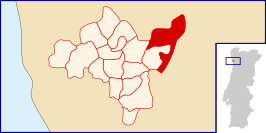 Kaart van Folgosa