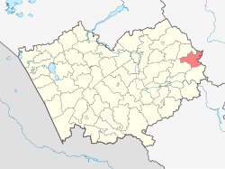 Location of Yeltsovsky District in Altai Krai