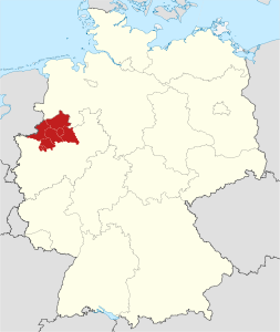 Distretto governativo di Münster – Localizzazione
