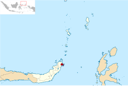 Posizione all'interno del Nord Sulawesi