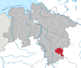 Localisation de Arrondissement de Goslar