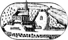 Franzburg auf der Lubinschen Karte von 1618