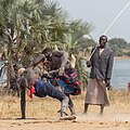 Lucha entre clanes de la tribu Mundari, Terekeka, Sudán del Sur, 2024-01-29, DD 208