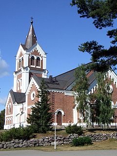 Lumijoki-kyrkan i juli 2006.