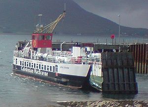 MV Loch Striven at Raasay slip