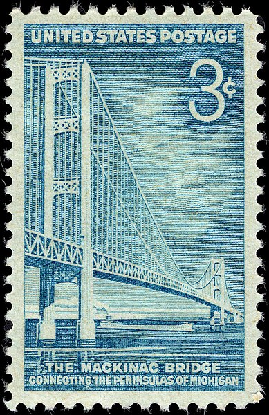 File:Mackinac Bridge 3c 1958 issue U.S. stamp.jpg