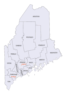 Maine statistical areas Wikimedia list article