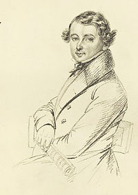 Abraham Mankell Teckning av Maria Röhl (1835)