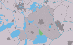 Lage in der ehemaligen Gemeinde Skarsterlân