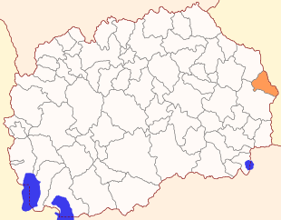 Map of Pehčevo Municipality.svg