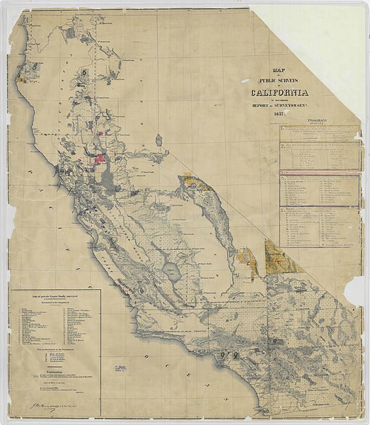 File:Map of Public Surveys in California to Accompany Report of Surveyor General - NARA - 23812172.jpg