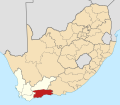 Map of South Africa with Eden highlighted (2011).svg