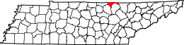 Contea di Pickett – Mappa