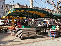 Market in Pamiers