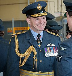 Chief of the Air Staff Sir Michael Wigston (MA, 2004) Marshal Wigston inspects (cropped).jpg