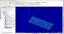 Mastercam X4 showing an example part and tool path MastercamX4.jpg