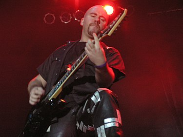 Stefan Elmgren during Hammerfall concert on Masters of Rock 2007 festival. Masters of Rock 2007 - Hammerfall - Stefan Elmgren - 04.jpg