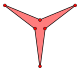 Medial triambic icosahedron face.svg