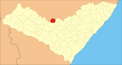 Location of Minador do Negrão