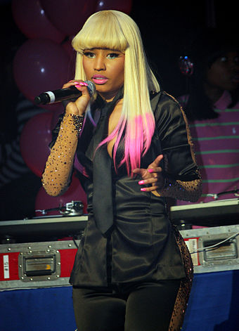 Minaj performing in 2010