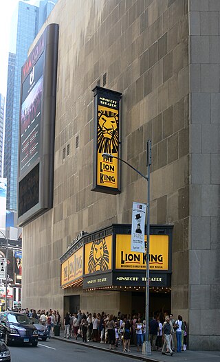 <span class="mw-page-title-main">Minskoff Theatre</span> Broadway theater in Manhattan, New York