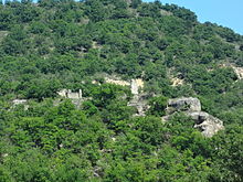 Ruines du village perché de Beauveset.