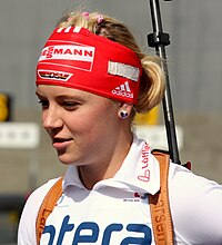 Miriam Neureutherová na Blinkfestivalen v norském Sandnes v roce 2009