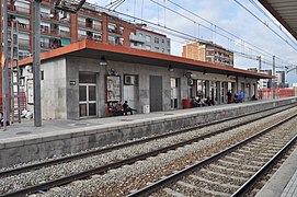 English: Mollet Sant Fost railway station (Catalonia). Español: Estación de Mollet - Sant Fost. Català: Estació de Mollet - Sant Fost. Français : Gare de Mollet Sant Fost (Catalogne).