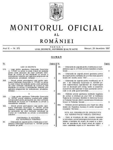 File:Monitorul Oficial al României. Partea I 1997-12-24, nr. 375.pdf