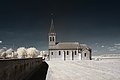 Français : Église paroissiale Saint-Vincent, Montagny-lès-Seurre (Côte d'Or, Bourgogne, France) photographié avec un filtre infrarouge Hoya 720 nm. Català: Església parroquial Sant Vicenç, Montagny-lès-Seurre (Costa d'Or, Borgonya, França) fotografiada amb un filtre infraroig Hoya 720 nm. Español: Iglesia parroquial San Vicente, Montagny-lès-Seurre (Côte d'Or, Borgoña, Francia) fotografiada con un filtro infrarrojo Hoya 720 nm.