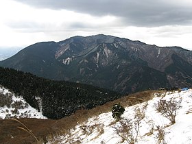 Mount Kongō viewed from Mount Yamato Katsuragi