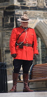 Red Serge Uniform of the Royal Canadian Mounted Police