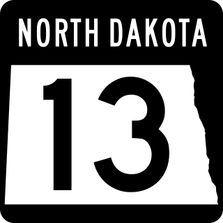 <span class="mw-page-title-main">North Dakota Highway 13</span> State highway in North Dakota, US