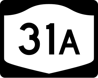 <span class="mw-page-title-main">New York State Route 31A</span> State highway in western New York, US