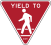 NYCDOT YIELD TO PEDESTRIANS.svg