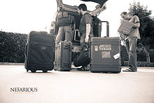 Nolot (right) travelled to 19 countries to collect material for Nefarious. Nefarious - Travel.jpg