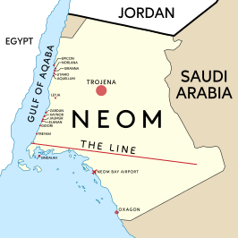 Kaart van Neom