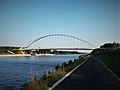 2 september 2021: afgewerkte brug van Genenbos gezien van noord naar zuid.