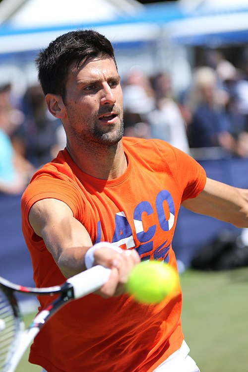 Novak Djokovic, men's singles No. 1.