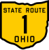 State Route 1 marker