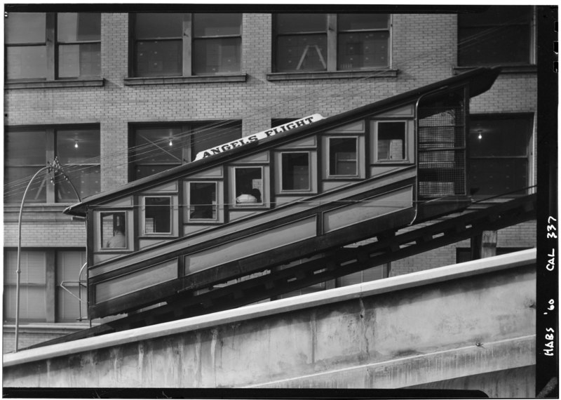 File:October 2, 1960 DETAIL OF CAR - "Angels Flight", Third and Hill Streets, Los Angeles, Los Angeles County, CA HABS CAL,19-LOSAN,13-4.tif