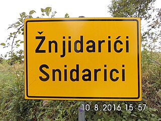 <span class="mw-page-title-main">Žnjidarići</span> Village in Istria County, Croatia
