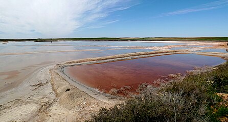 El colorido de las aguas de las Lagunas de Peña Hueca