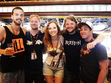 Passafire with a fan on the 311 Cruise in 2012 Passafire.JPG