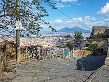 Un escalier monumental de Naples.