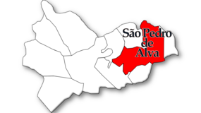 Localização no concelho de Penacova