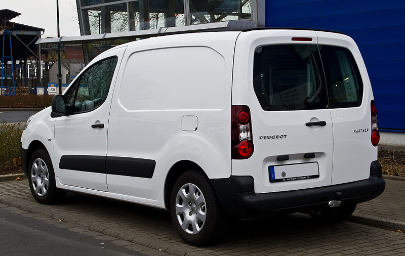 File:Peugeot Partner Kastenwagen (II, Facelift) – Heckansicht, 3. März 2014, Düsseldorf.jpg