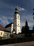 Catholic parish church hl.  John the Baptist and former cemetery