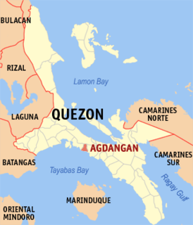 Agdangan Municipality in Calabarzon, Philippines