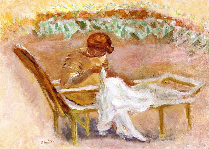 File:Pierre Bonnard Woman Sewing 1910.jpg